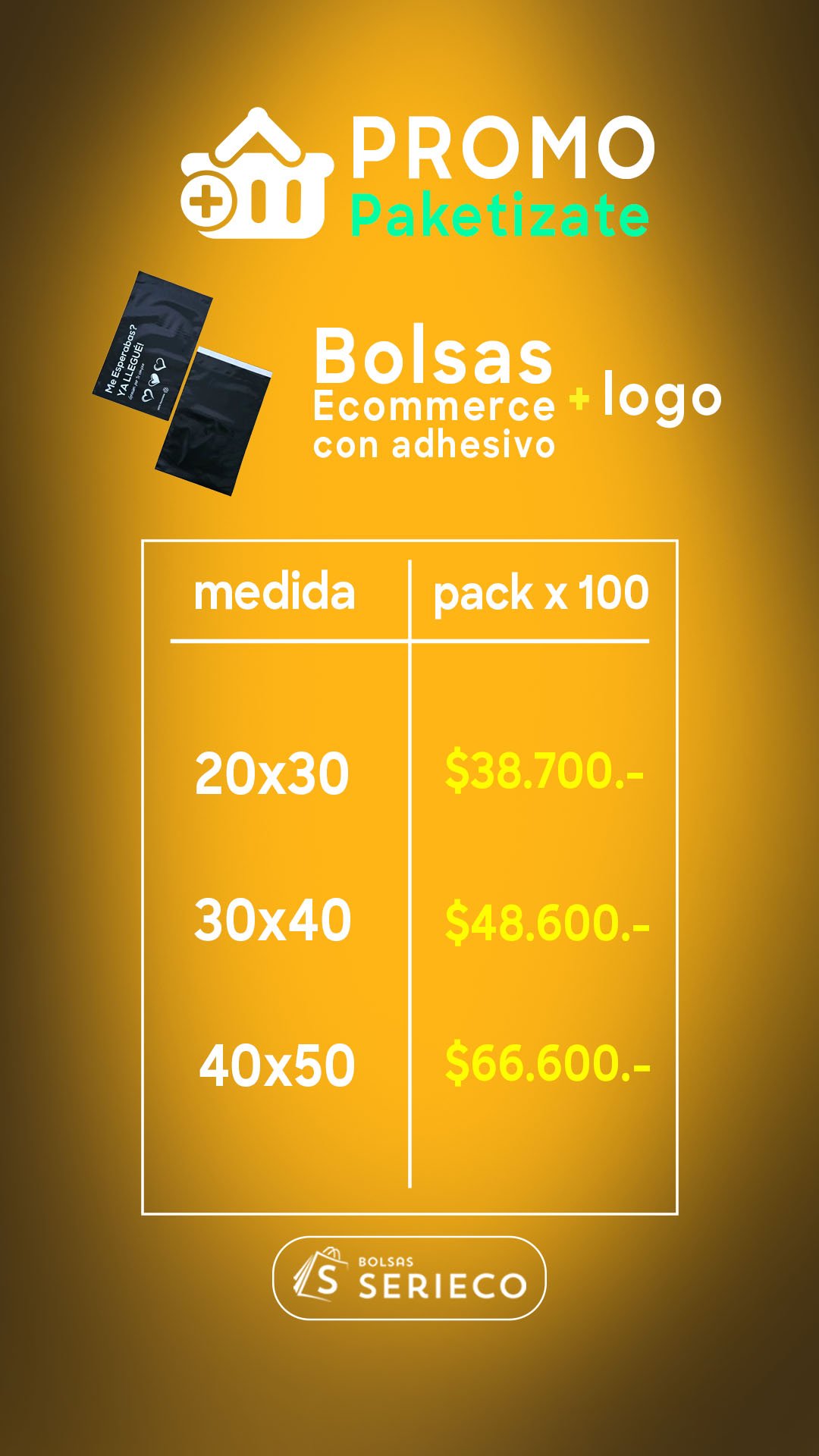 Promociones Serieco Bolsas