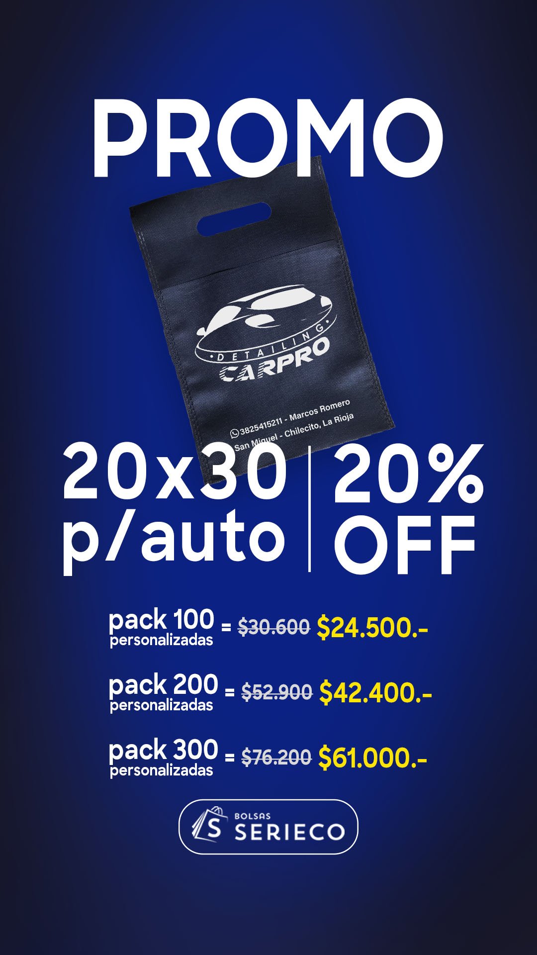 Promociones Serieco Bolsas