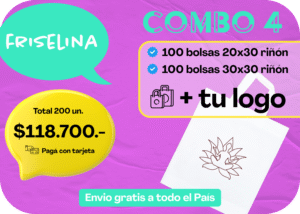 bolsas de friselina personalizadas