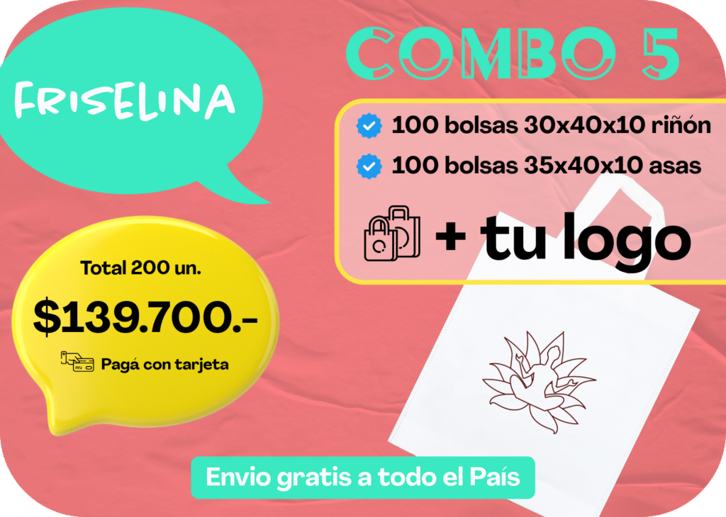 bolsas de friselina personalizadas