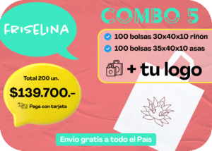 bolsas de friselina personalizadas